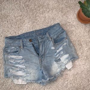 High waisted shorts